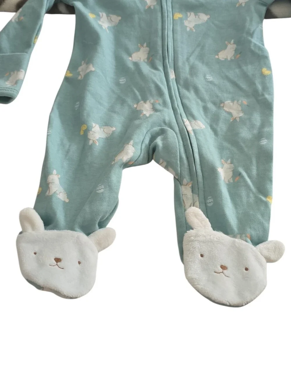 Carter’s Just One You Newborn Bunny 2-Way Zip Footed Sleeper NWT